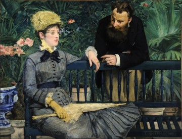 Im Konservatorium Studie und Mme Jules Guillemet Realismus Impressionismus Edouard Manet Ölgemälde